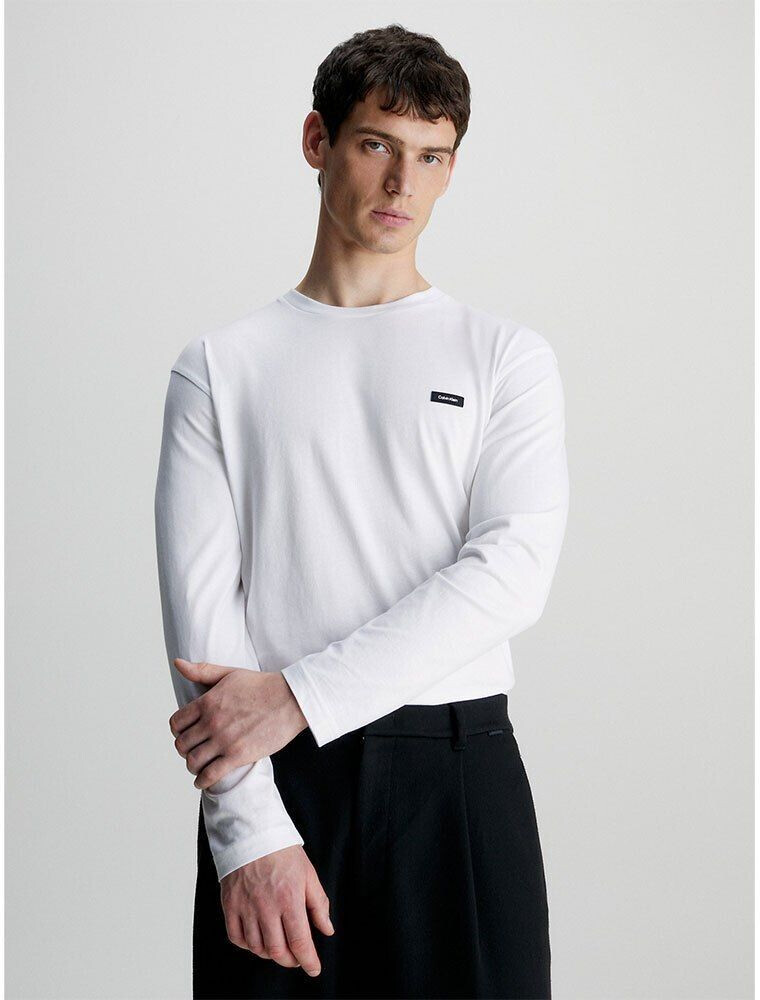 Calvin Klein Comfort Long Sleeve T-Shirt (K10K111847-YAF) white