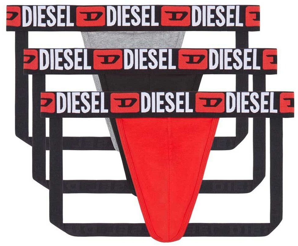 Diesel 3-Pack Jocky Jockstrap (00SH9I-0DDAI-E5326) red