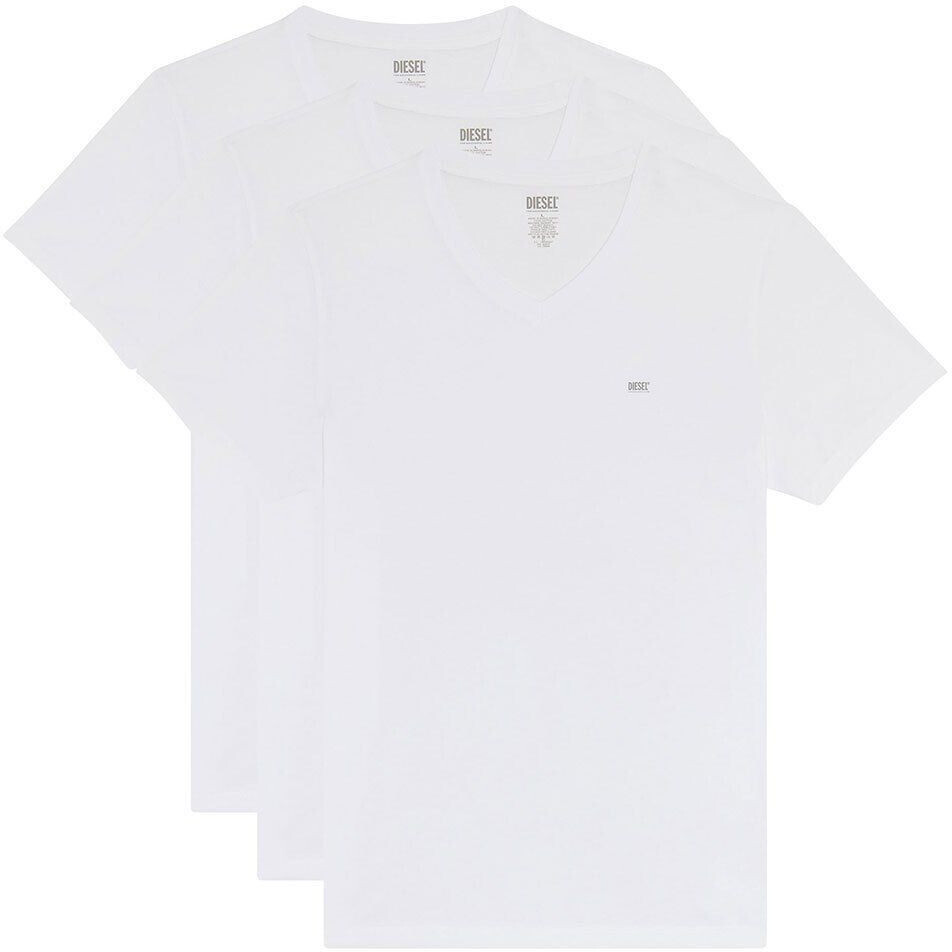 Diesel 3-Pack Michael Short Sleeve Base Layer (00SHGU-0LIAD-E4124) white