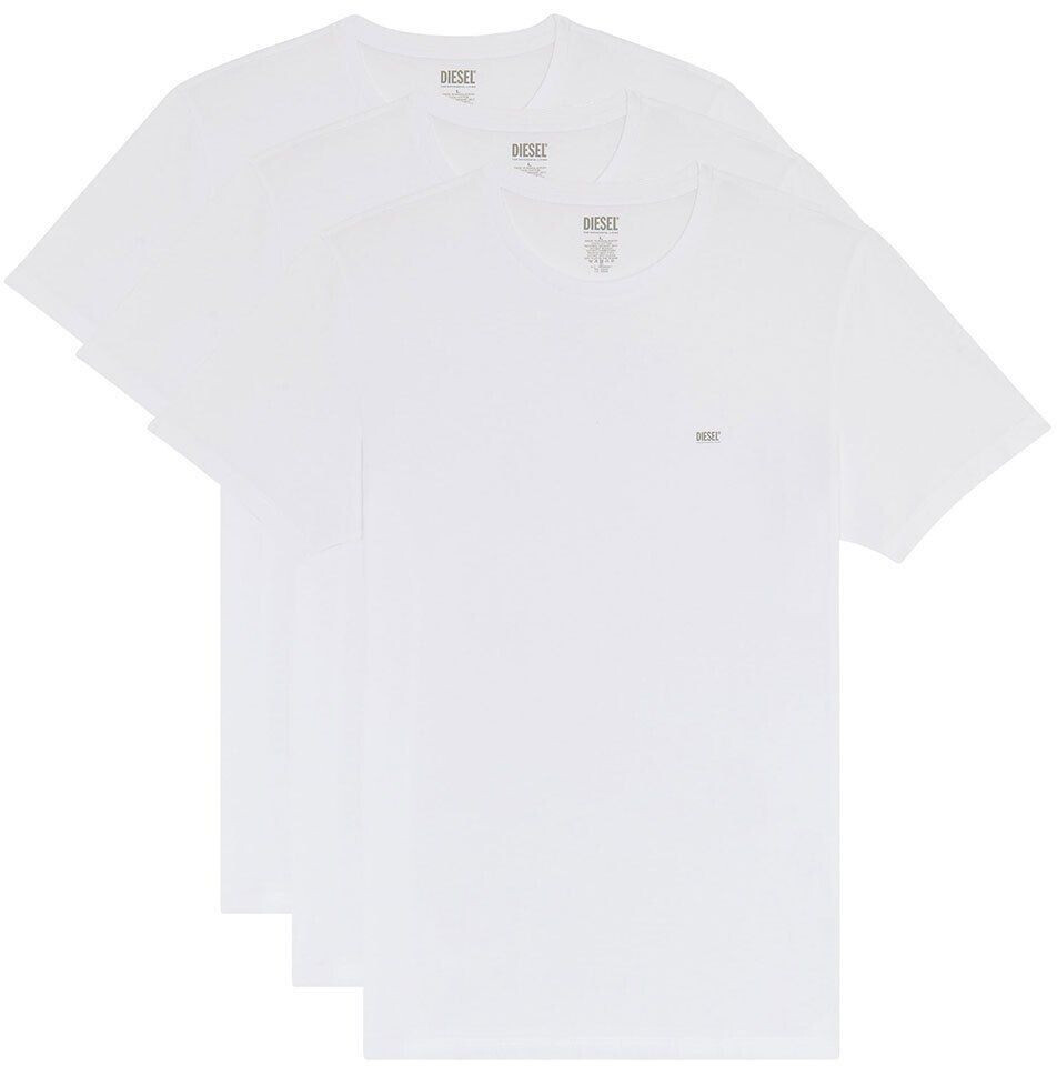 Diesel 3-Pack Jake Short Sleeve Base Layer (00SPDG-0LIAD-E4124) white