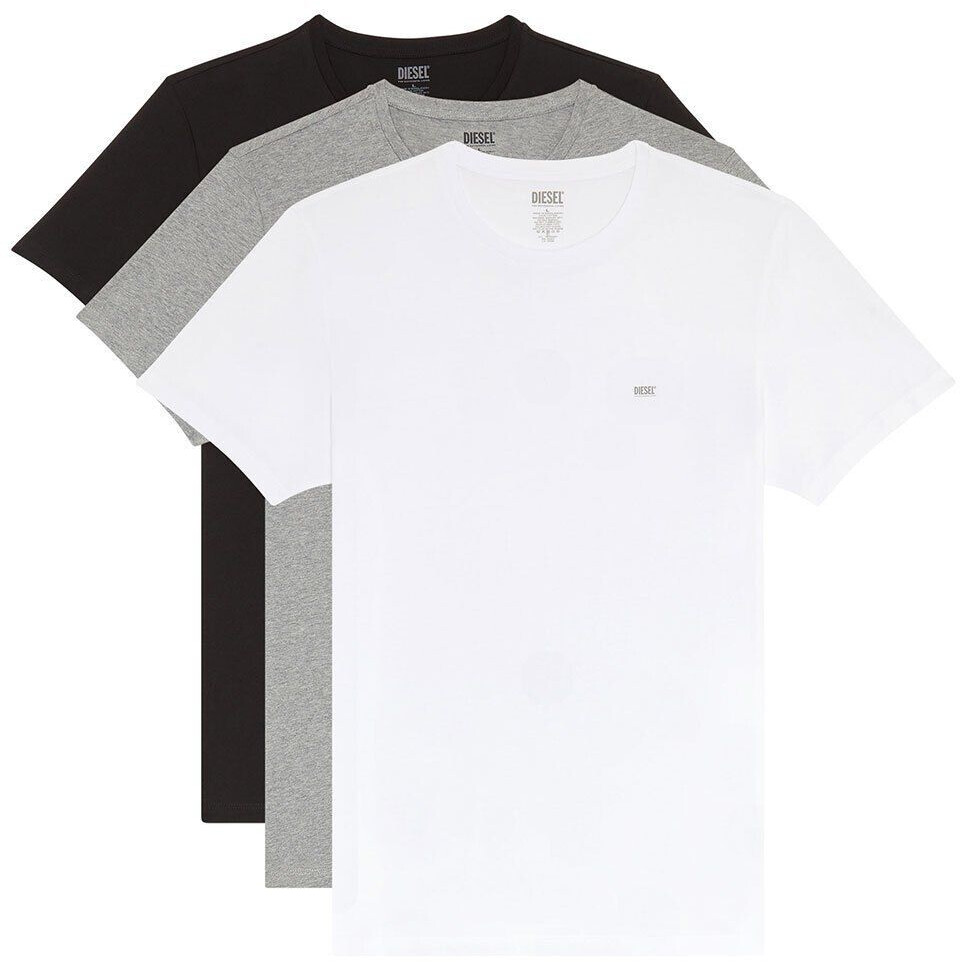 Diesel 3-Pack Jake Short Sleeve Base Layer (00SPDG-0LIAD-E4157) multicolored