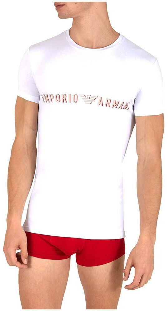Emporio Armani 111035_4r516 Short Sleeve T-Shirt (111035_4R516_00010) white