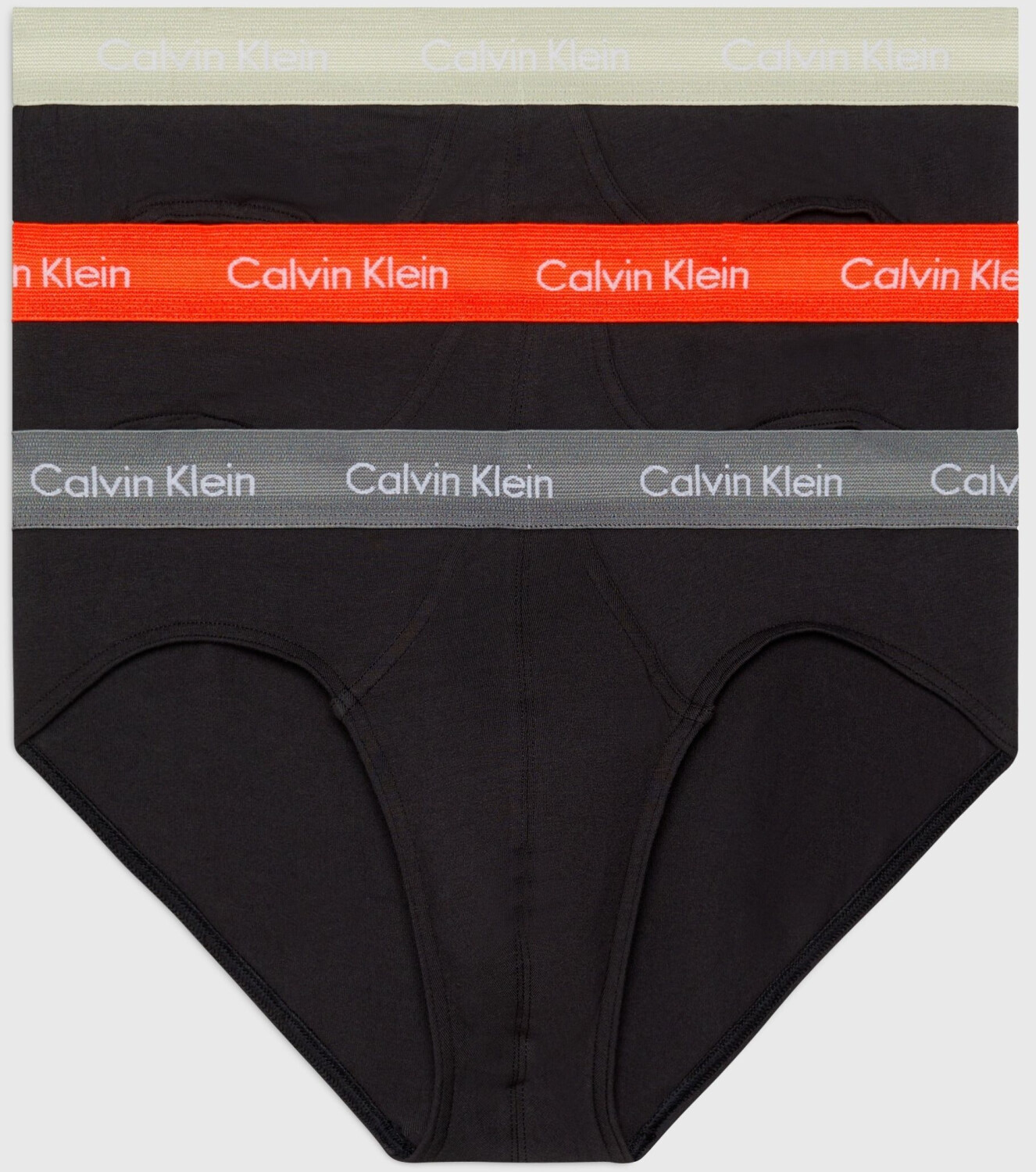 Calvin Klein 3-Pack Cotton Stretch Shorts (U2661G) b-cher ks/eiffle twr/moss gr wbs