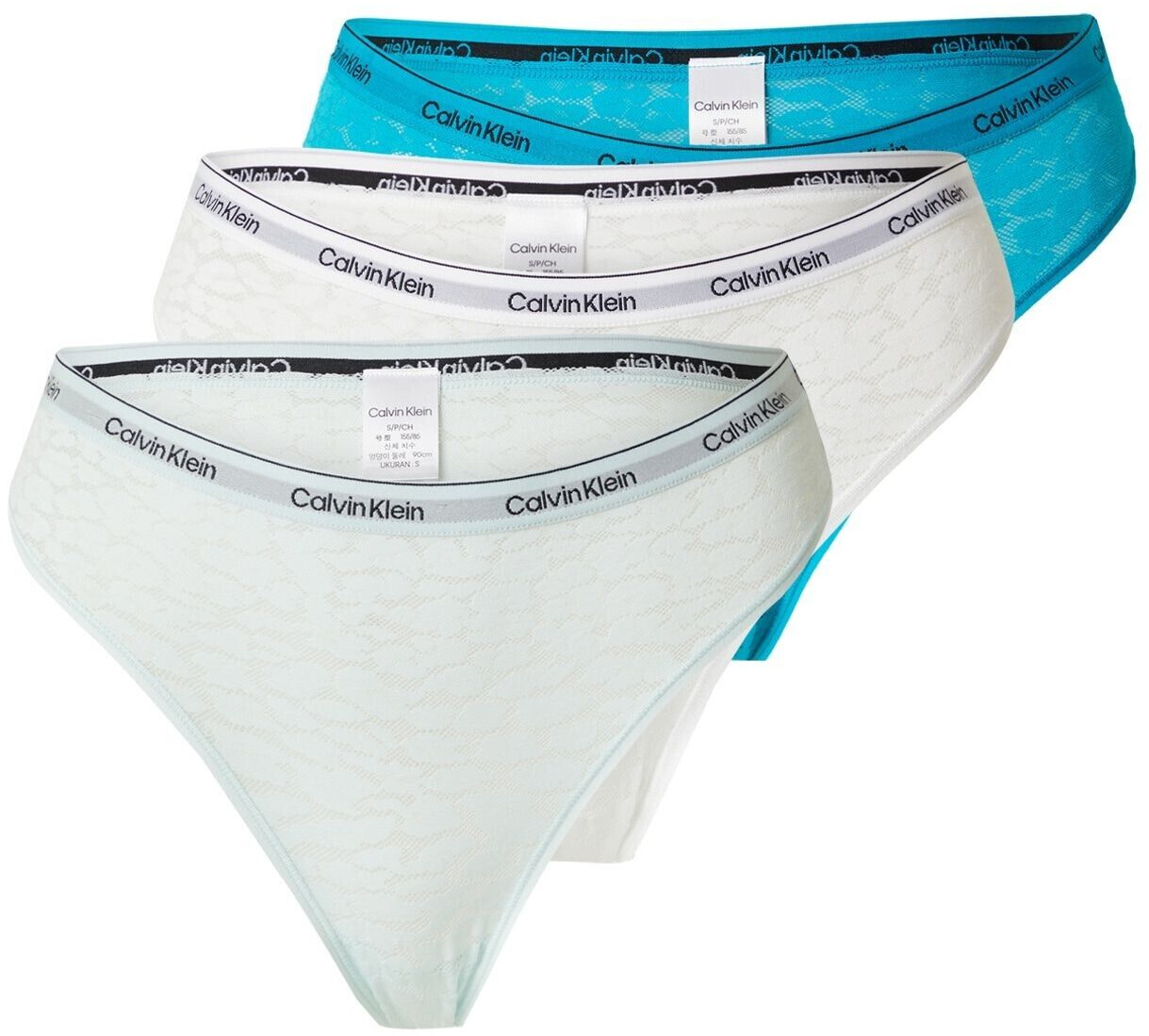 Calvin Klein Briefs 3-pack (000QD5225E) cool breeze/white/icy moon