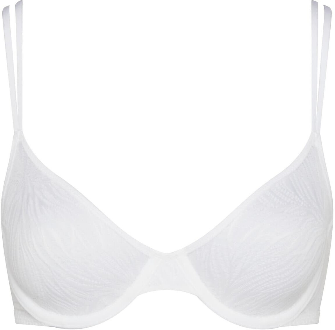 Calvin Klein Sheer Marquisette Bra (000QF7103E) white