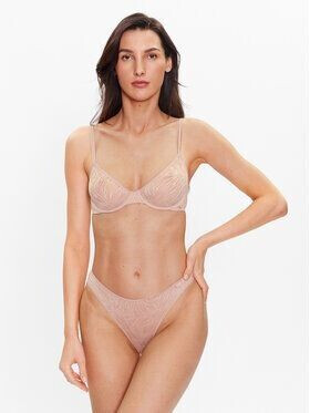 Calvin Klein Sheer Marquisette Bra (000QF7103E) cedar