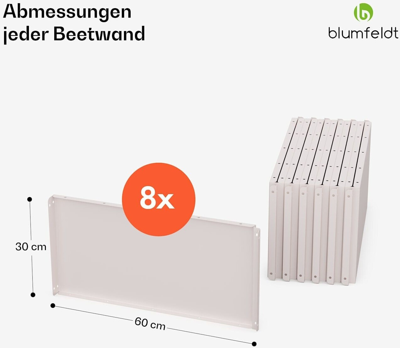 Blumfeldt Versagrow avec huit éléments modulaires sable