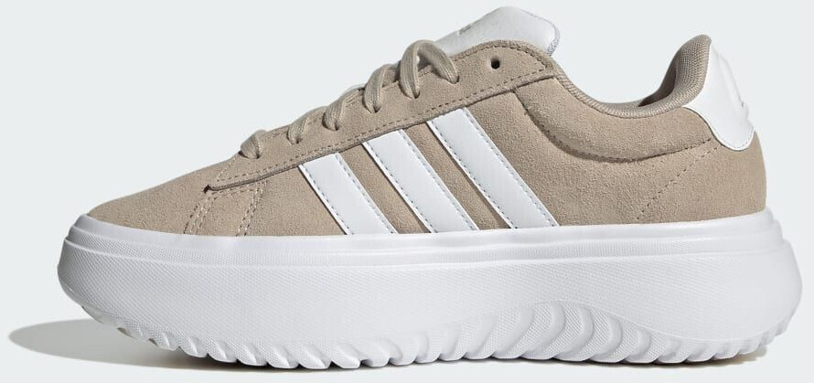 Adidas Grand Court Platform wonder beige/cloud white/cloud white