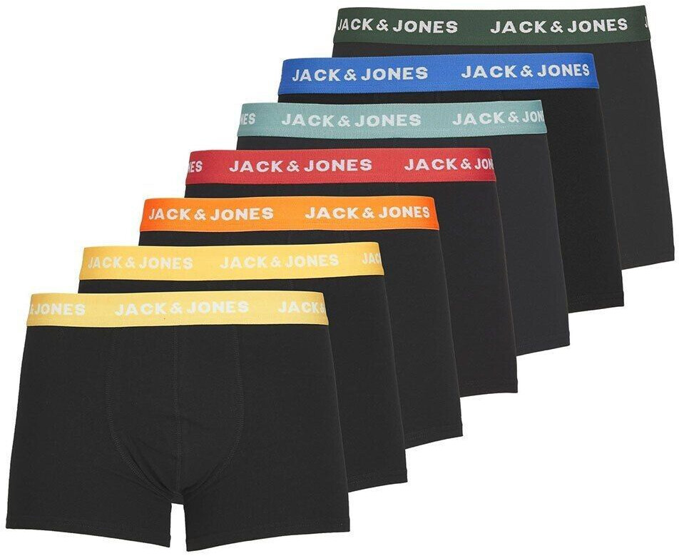 Jack & Jones 7-Pack Vito Solid Boxer (12230353) Black