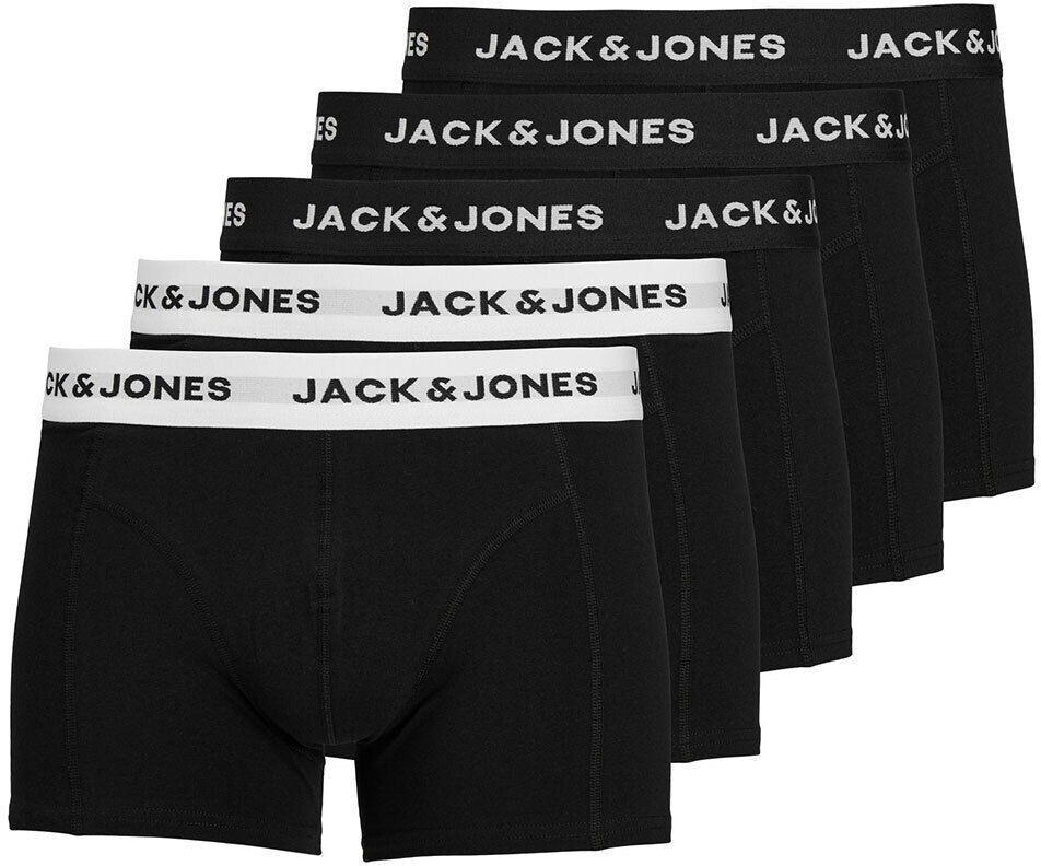Jack & Jones 5-Pack Solid Boxer (12254366) Black/DetailBlack/White