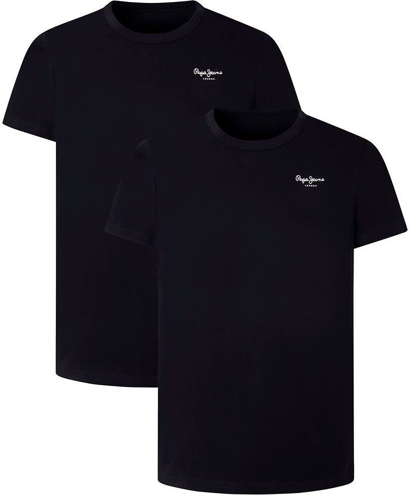 Pepe Jeans 2-Pack Short Sleeve Base Layer (PMU10976-999) black