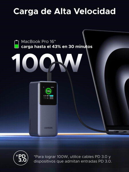 Ugreen Nexode Power Bank 20000mAh 130W, Bild 13
