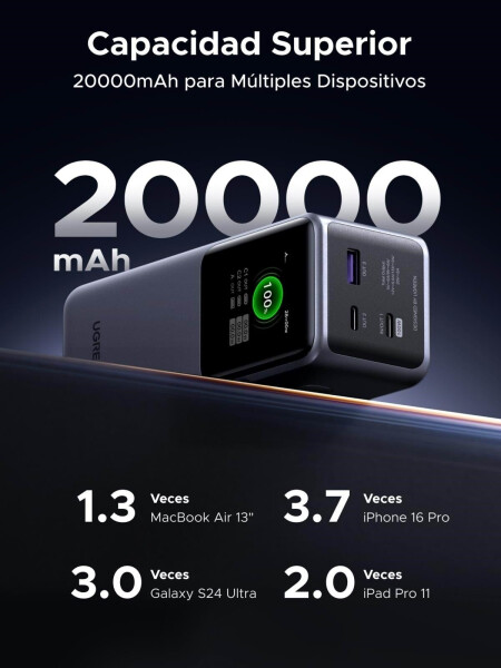 Ugreen Nexode Power Bank 20000mAh 130W, Bild 14