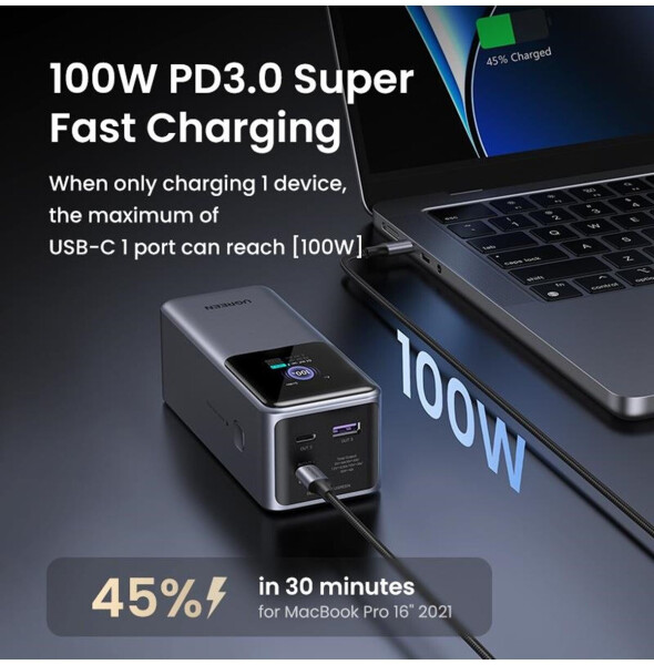 Ugreen Nexode Power Bank 20000mAh 130W, Bild 8