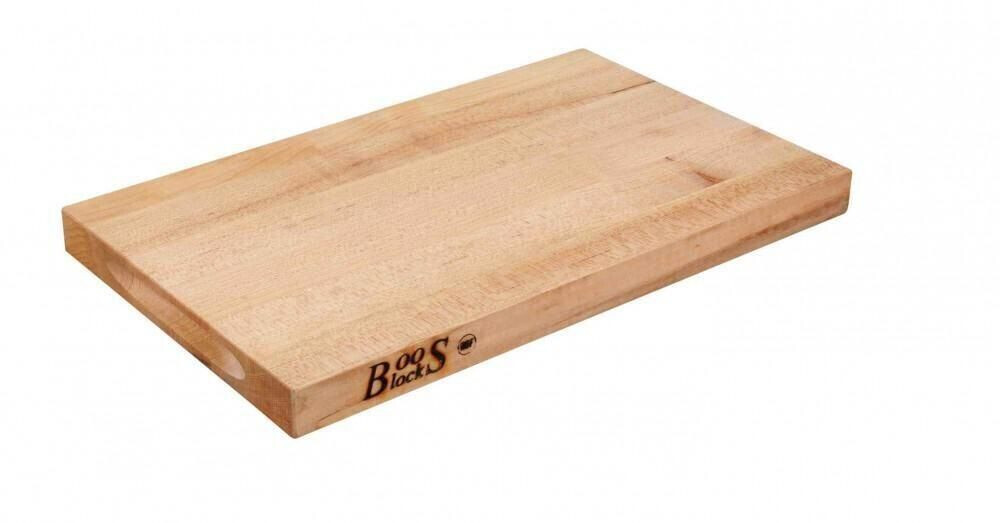 Boos Blocks Cutting board maple with recessed grips, large