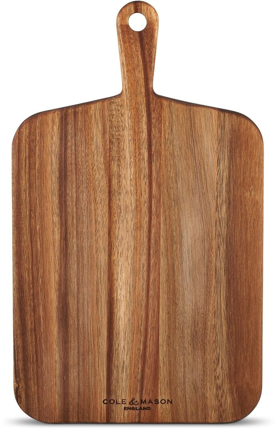 Cole & Mason Cutting board made of acacia wood with handle (large, 51.7 x 31.8 cm)