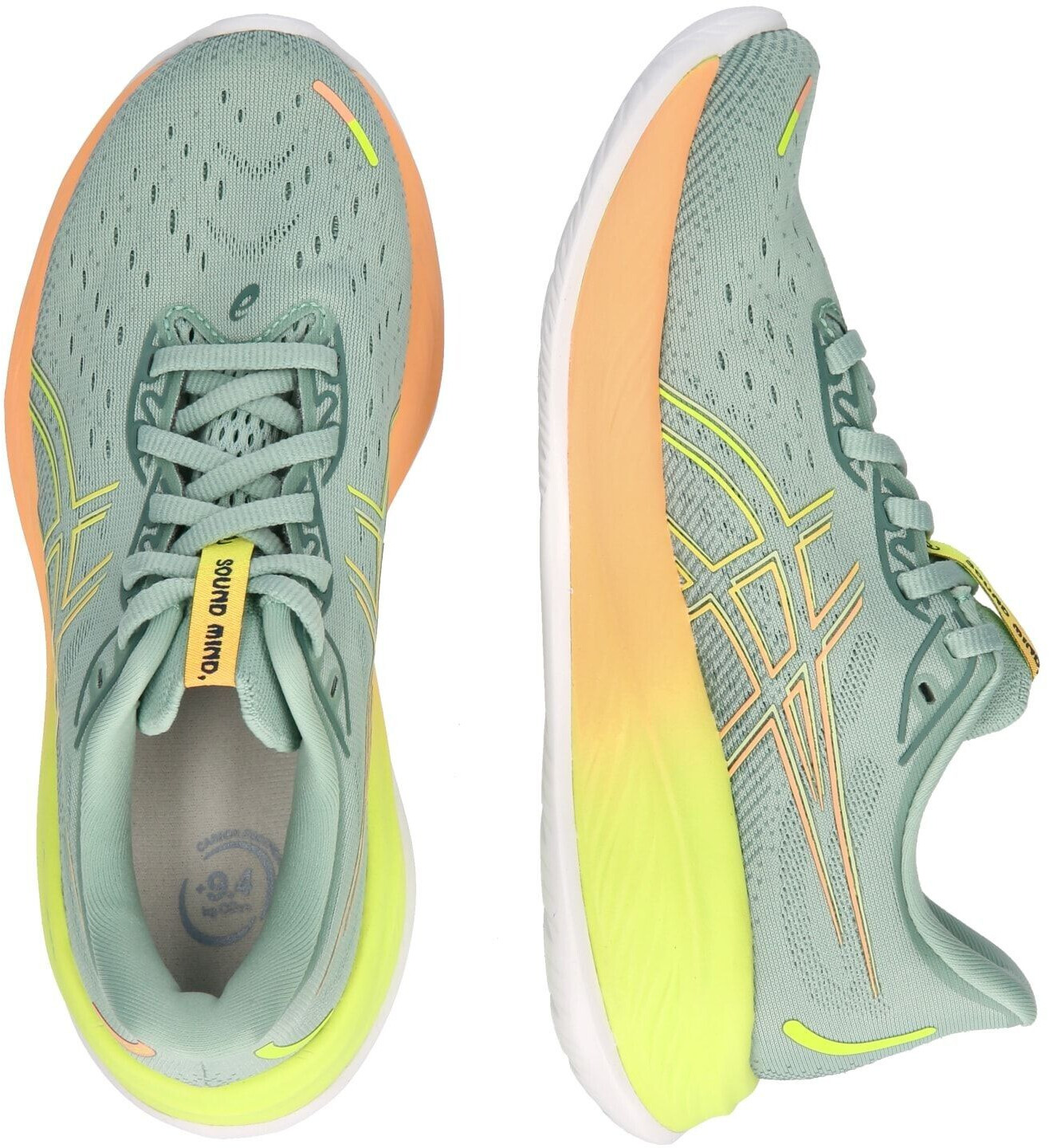 Asics Gel Cumulus 26 Paris Women 1012B741 light celadon safety yellow ab 119 90 Preisvergleich bei idealo