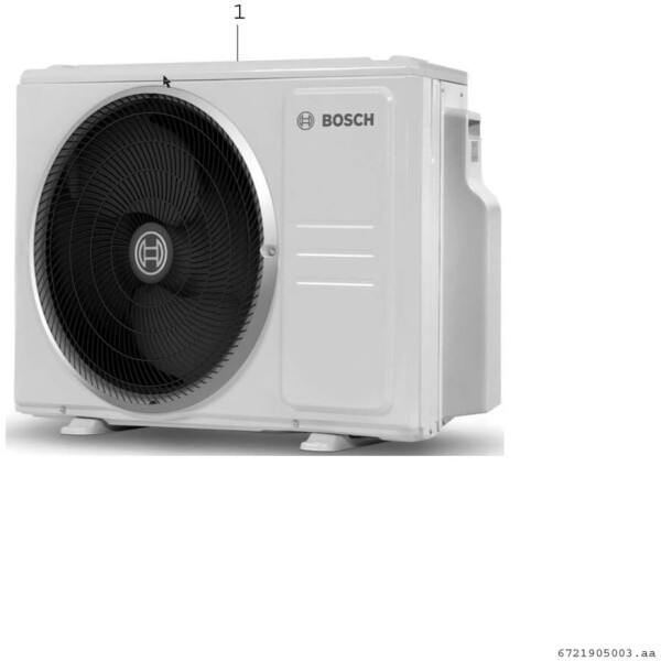 Bosch CL5000M 125/5 E 12,5 kW Multisplit Außeneinheit, Bild 2