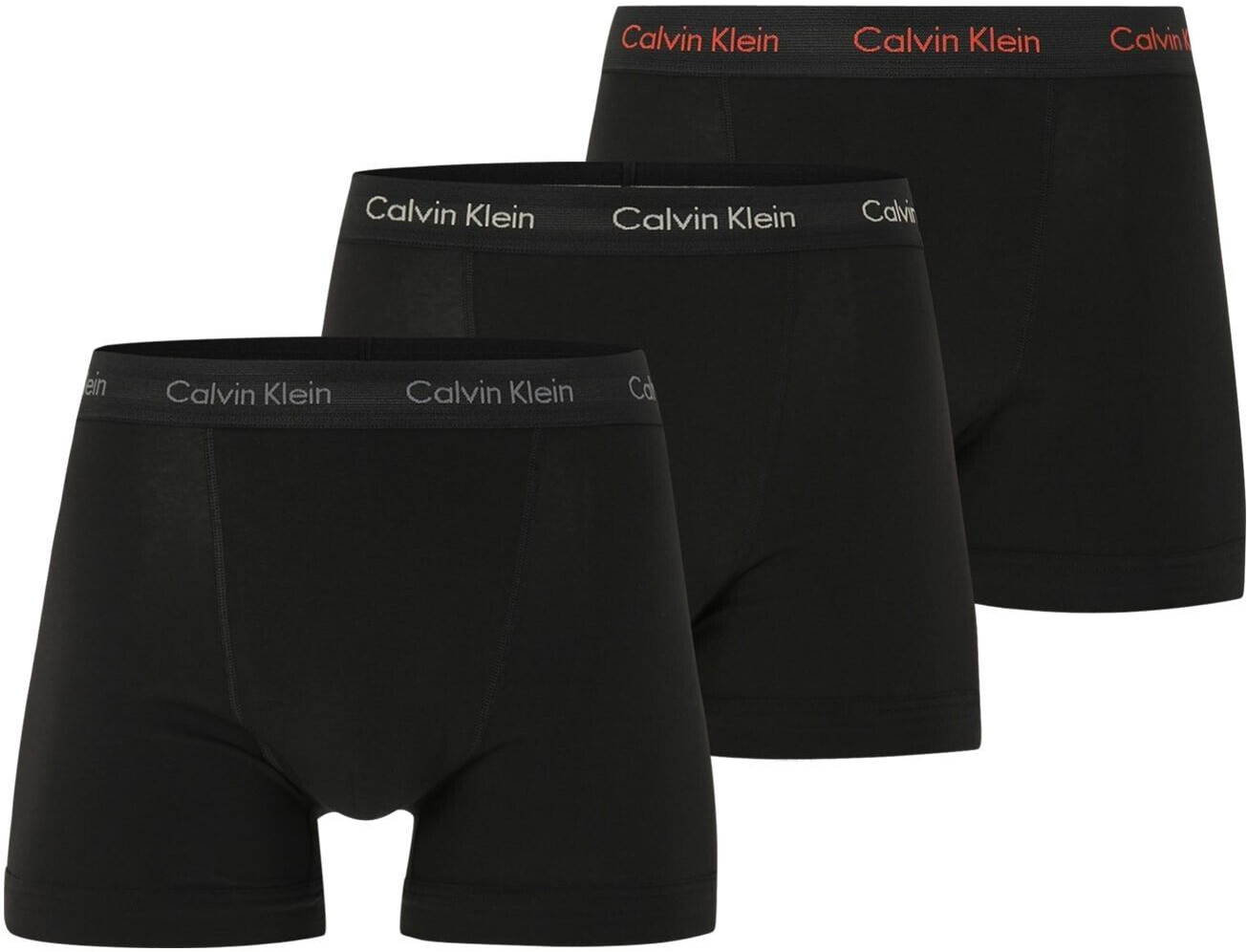 Calvin Klein 3-Pack Shorts - Cotton Stretch (U2662G-MWO)
