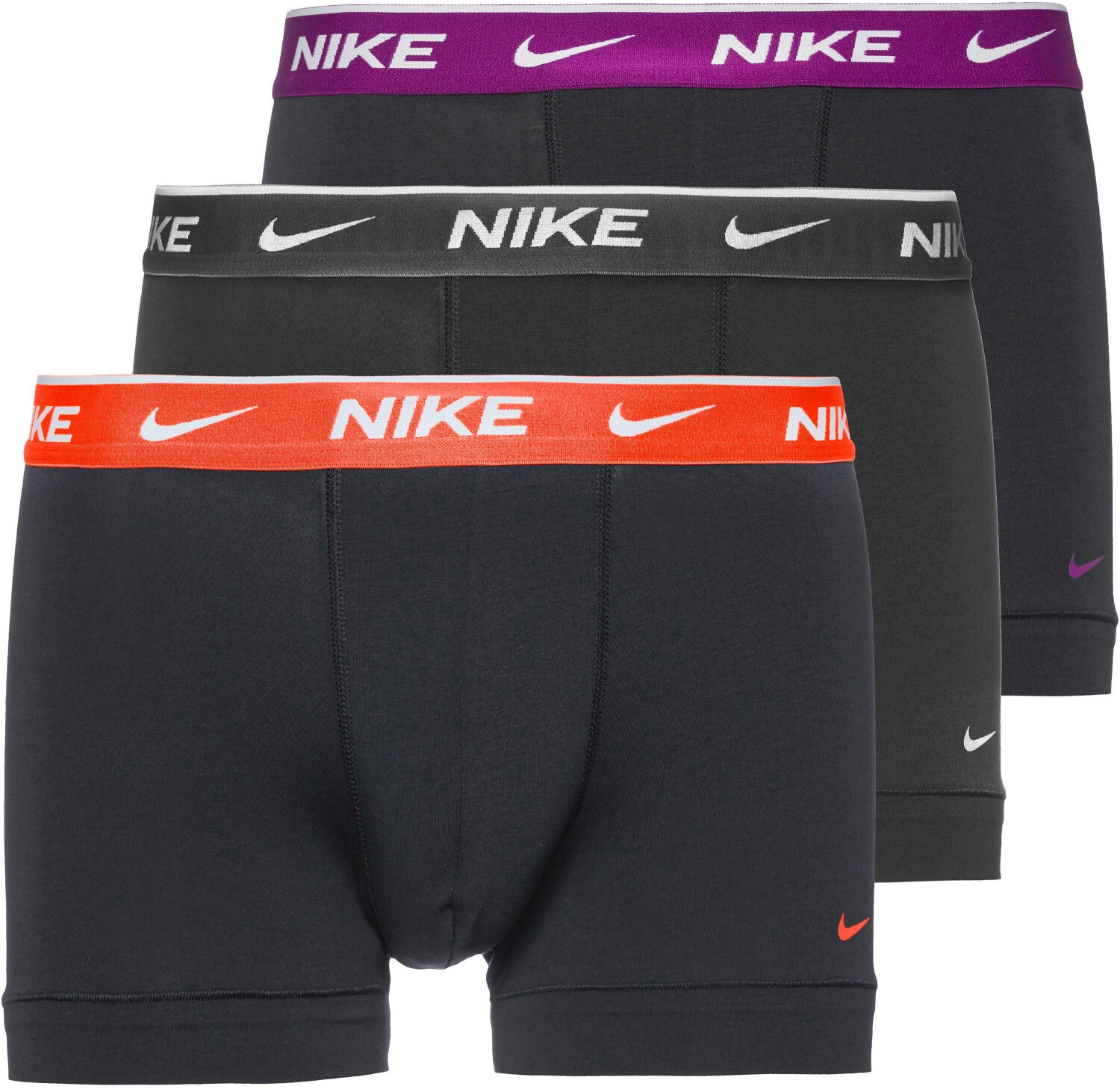 Nike 3-Pack Eday Stretch Boxer (0000KE1008) black/vtch/anthrct/tm orng wb