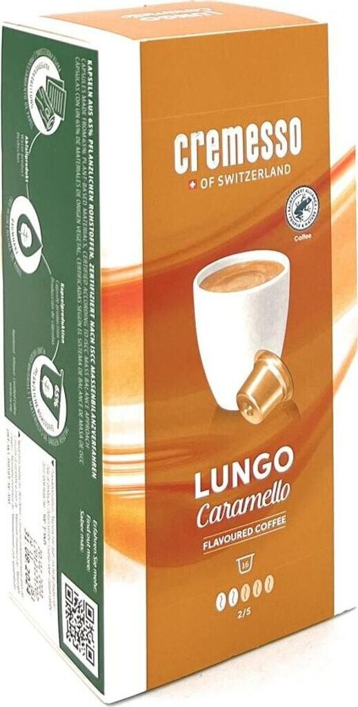 Cremesso Cremesso Lungo Caramello 16 pads - detail view