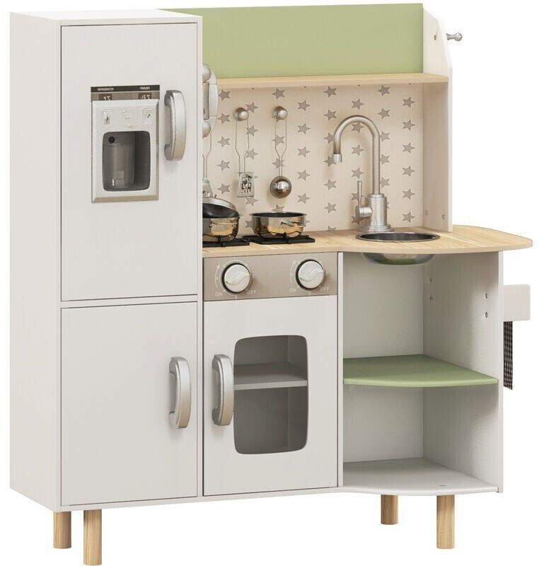 HomCom Cocinita de juguete de madera con maquina de hielo ES350 147V00WT0731 desde 116 99 Compara precios en idealo