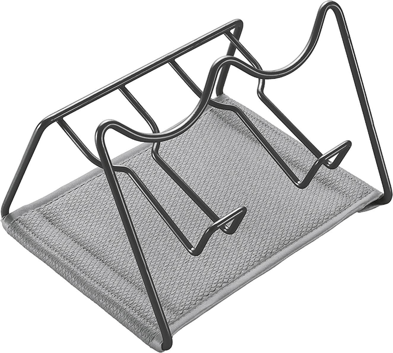 Metaltex Bottle holder Sodatex Lava 321602000, for 2 glass bottles / Sodastream, metal, black