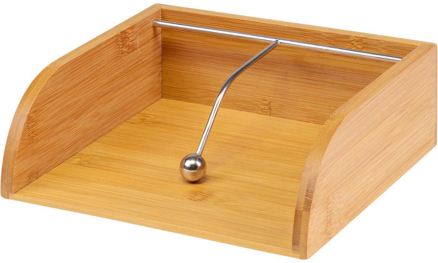 Westmark Napkin holder Tapas + Friends, bamboo, with weight, 21.5 x 20 x 7cm