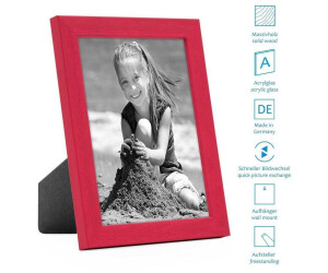 Icona Bay Rosa Bilderrahmen – 20x25 Cm, Massiv Holz, Skandinavischer Stil (Pizzazz Kollektion)