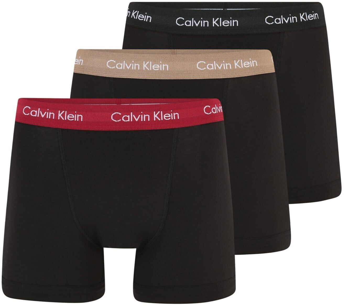 Calvin Klein 3-Pack Shorts - Cotton Stretch black (U2662G-NOP)