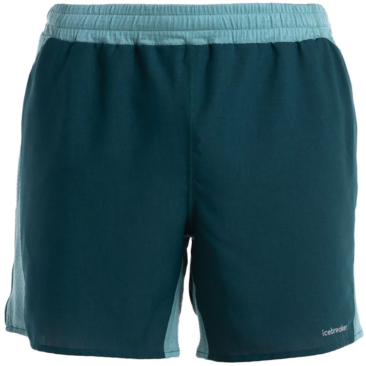 Icebreaker 125 Zoneknit Merino Blend Speed 6 Shorts Men Fanthom Green/Cloud Ray