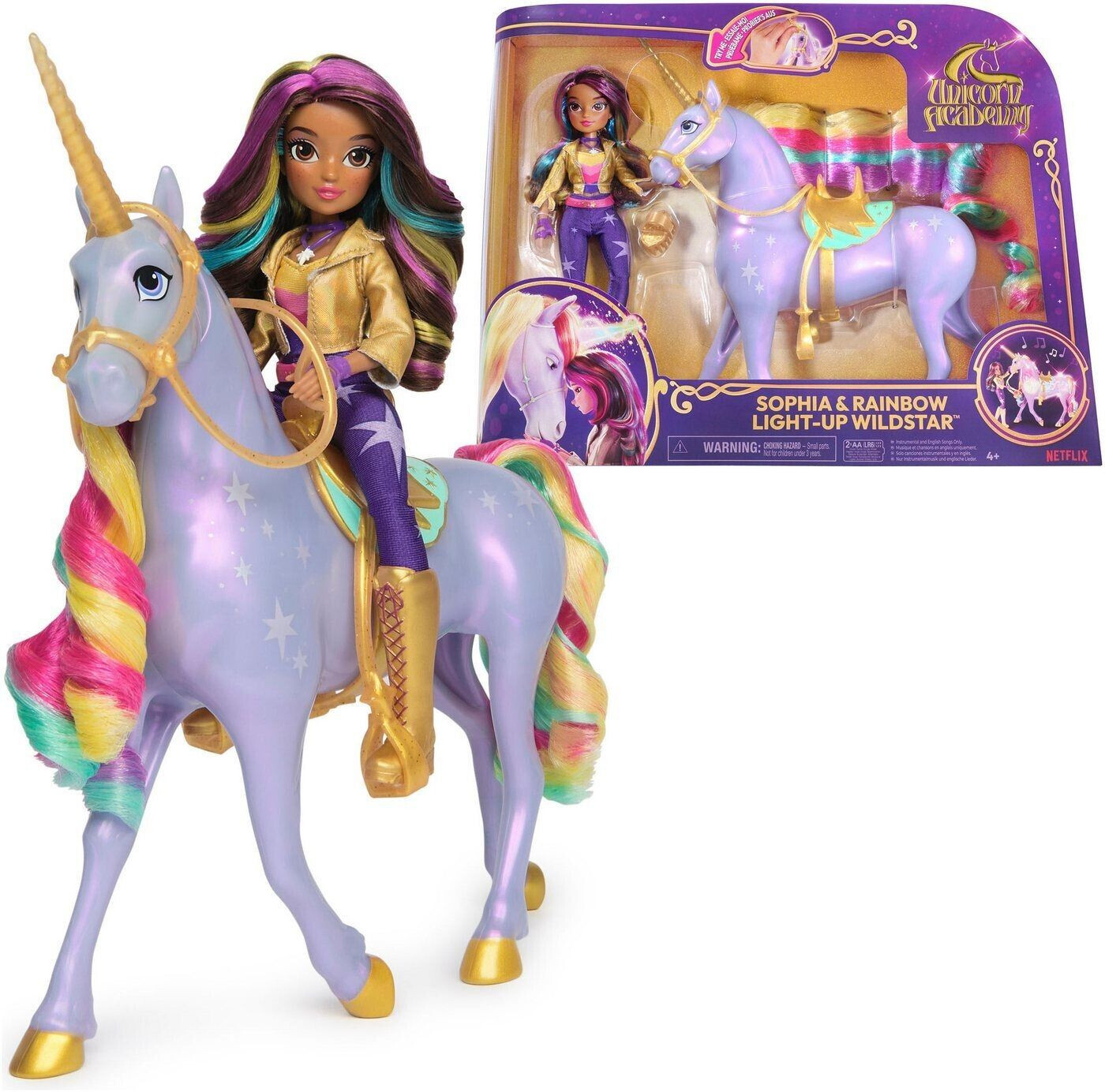 Spin Master Unicorn Academy Sophia and Light Magic Wildstar