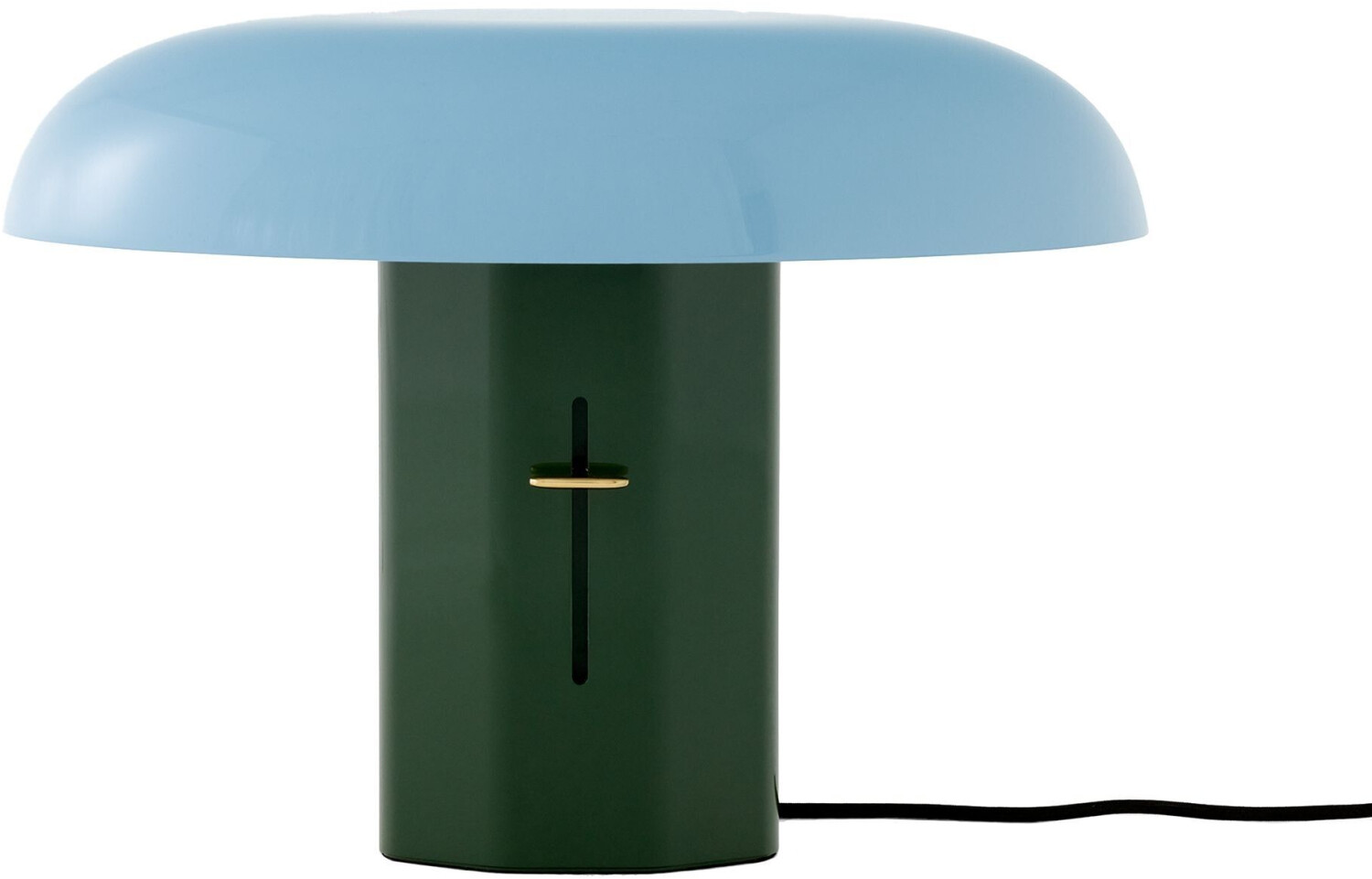 &Tradition Montera JH42 table lamp E14 40W x2/220-240V/50Hz / with plug type CEE 7/16 forest/sky painted