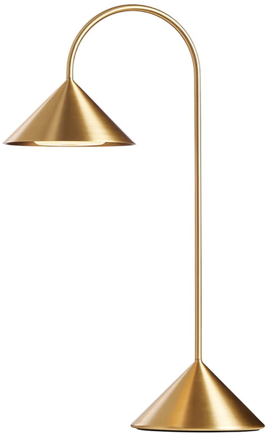 Frandsen Grasp LED battery light portable H 47cm HxØ 47x15cm/1xONE brass