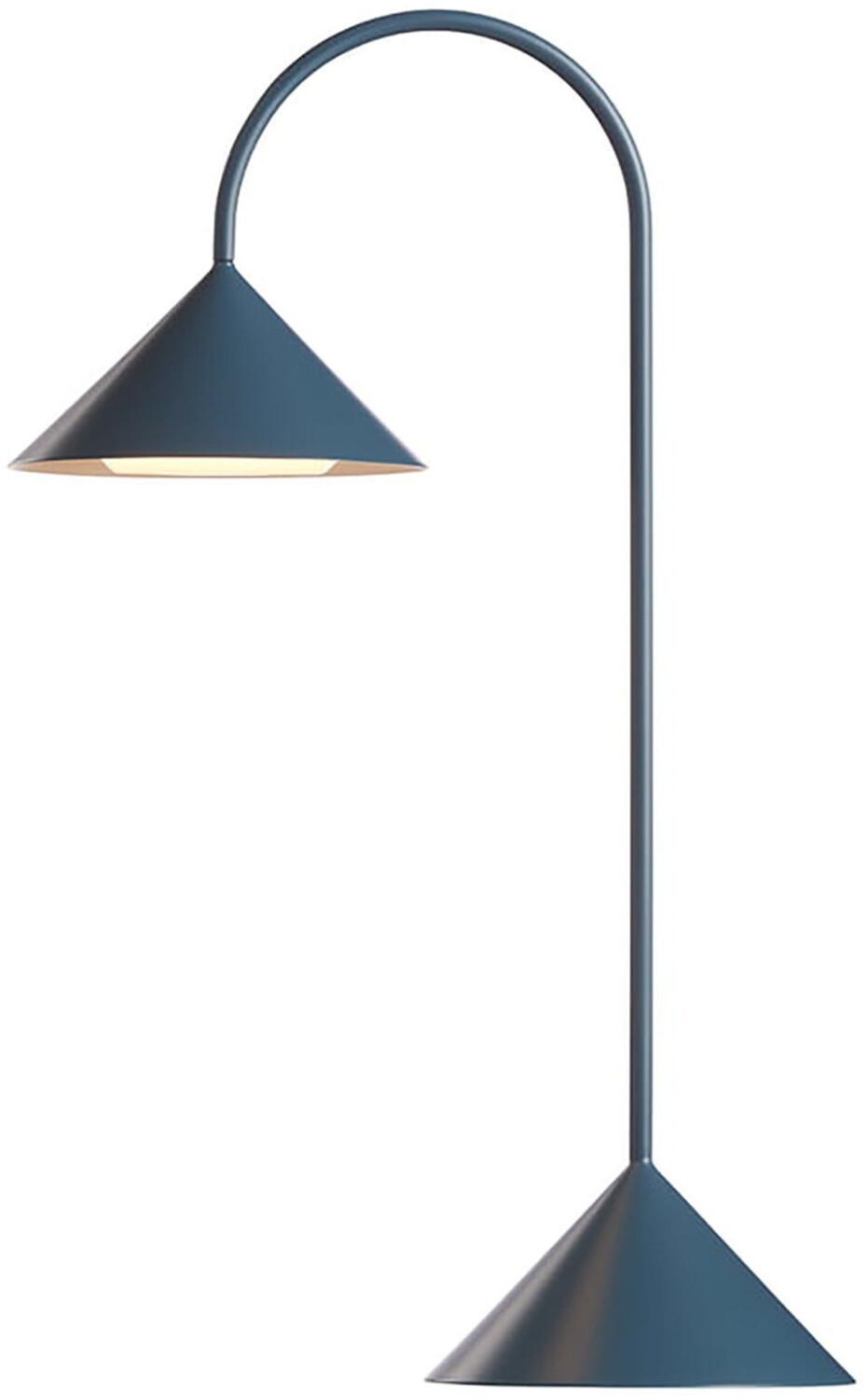 Frandsen Grasp LED battery light portable H 47cm HxØ 47x15cm/1xONE petroleum/matt powder coated
