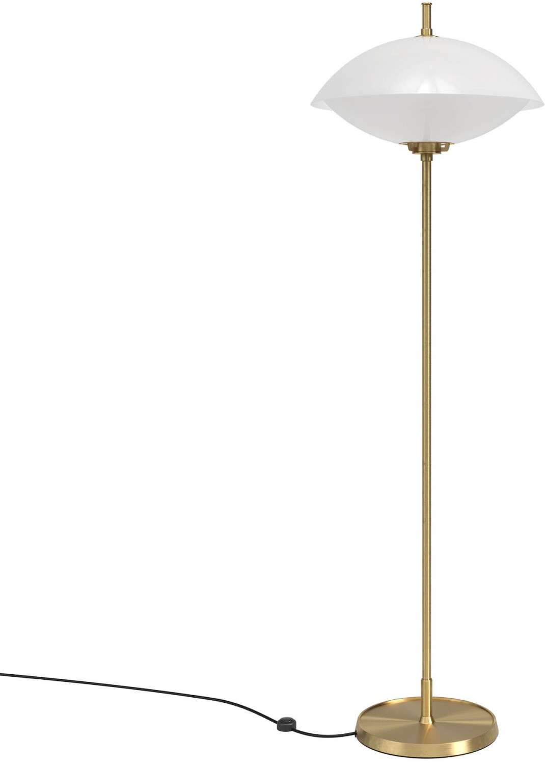 Fritz Hansen Clam™ floor lamp opal HxØ128x40cm/1x E27 socket 20W/opal