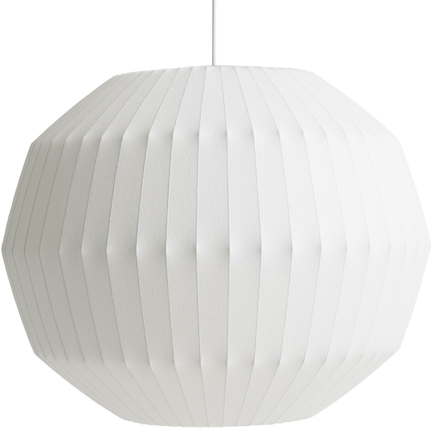 HAY Nelson Angled Sphere Bubble pendant light L off-white HxØ56x71cm/1x E27 socket 13W off-white