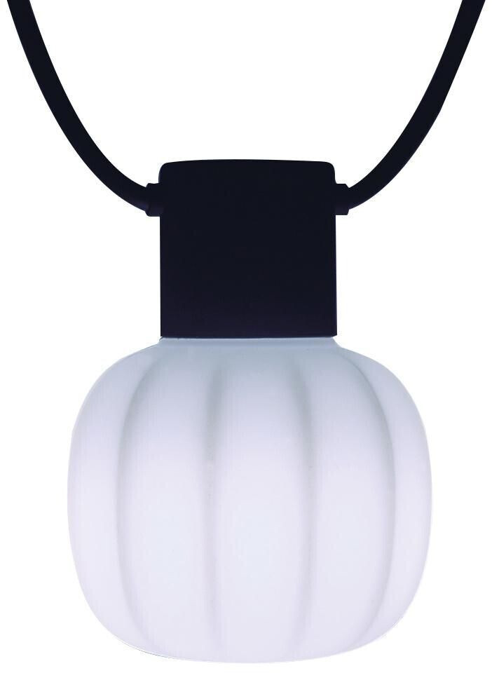 Martinelli Luce Kiki 10 pendant light black/white HxØ18.5x14.5cm/10 pendants black/white