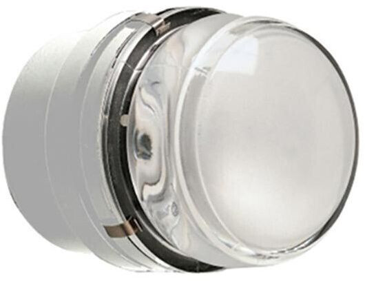 Oluce Fresnel 1148 outdoor wall/ceiling light RAL9003/painted HxØ12x10cm white
