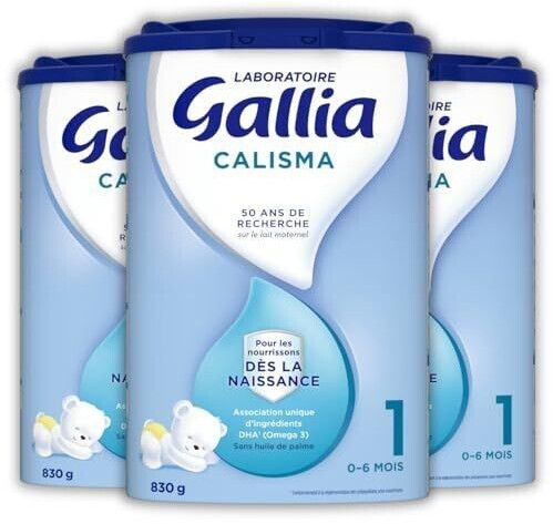 Gallia Calisma 1er âge 0-6 mois (3 x 830 g)