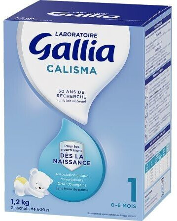 Gallia Calisma 1er âge 0-6 mois (2 x 600 g)