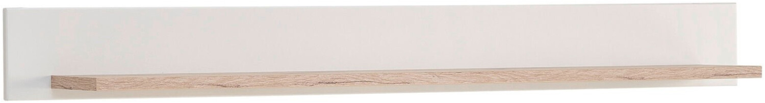 HOM'IN Wandboard Grau Eiche 147x16x22 cm