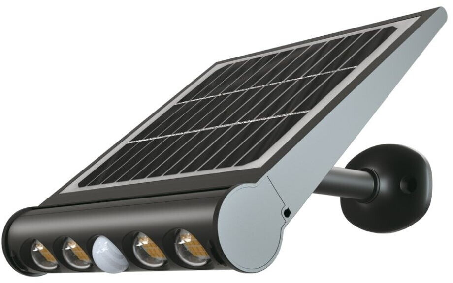 V-TAC LED solar wall light with sensor LED/8W/3.7V IP65 3000K