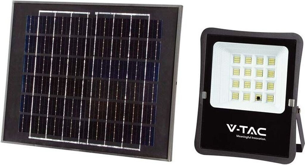 V-TAC LED solar spotlight for outdoor use LED/16W/3.2V 4000K IP65