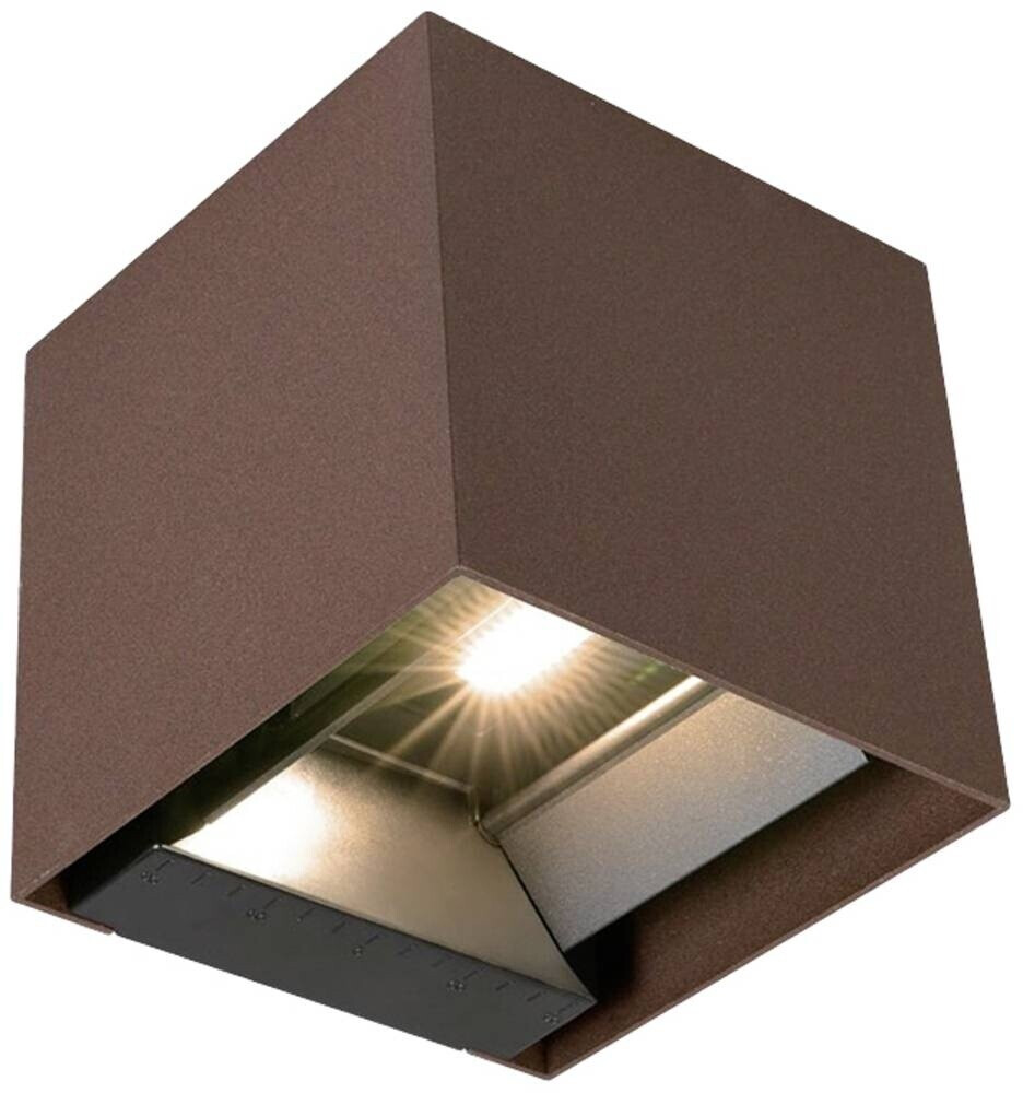 V-TAC LED solar wall light with sensor LED/3W/3.7V IP65 3000K brown