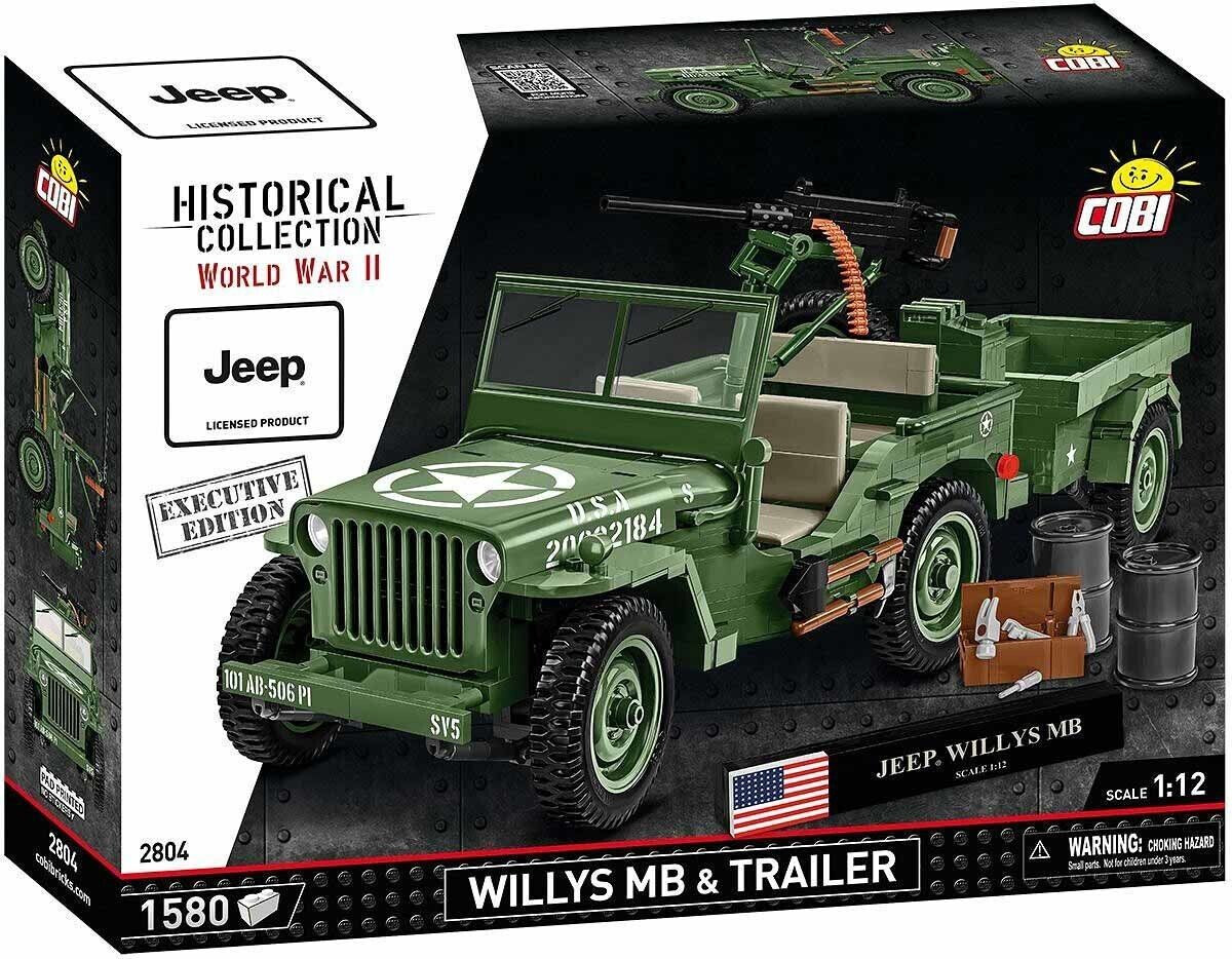 Cobi COBI 2804 Willys MB & Trailer - Executive Edition (2804)