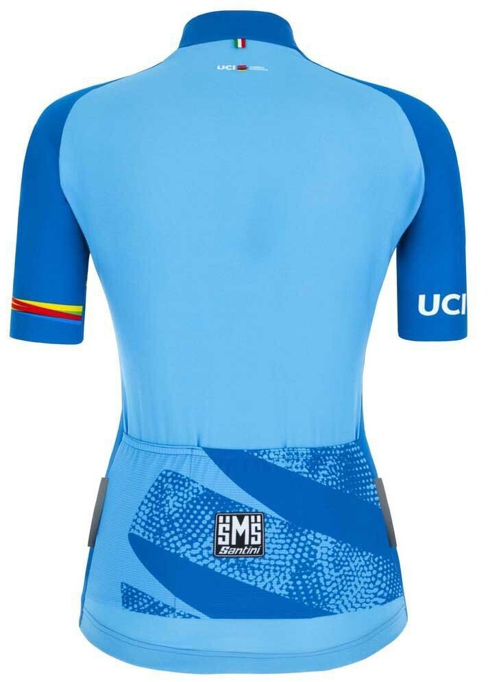 Santini Leader Uci World Tour Short Sleeve Women (RE940L75CSLK99WWT-AZ) blue