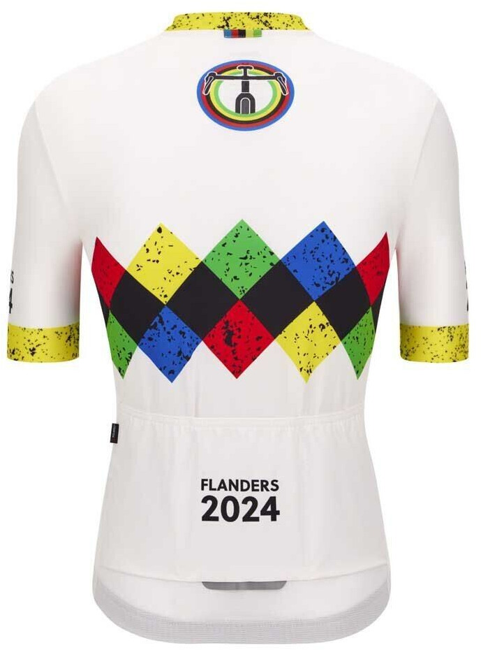 Santini Uci Gravel World Championships Leuven Short Sleeve (EC94075CLEUVN24-BI) multicolor