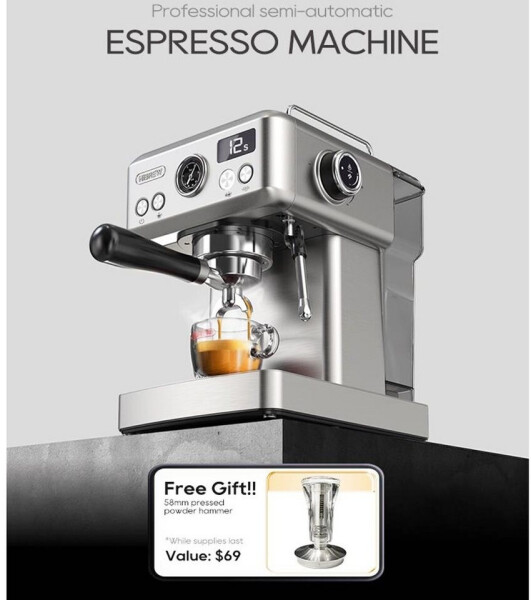 Hibrew H10A Silber Espressomaschine, Bild 3