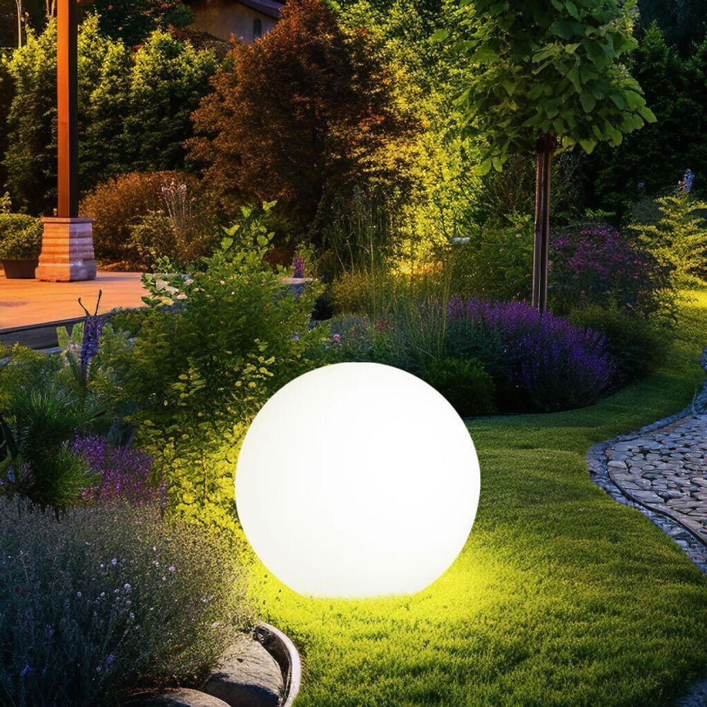 ETC Shop Kugel led Gartenlampen mit Strom Leuchtkugeln für Garten